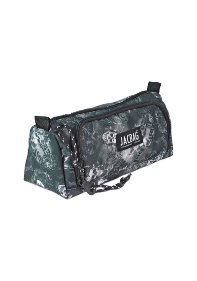 Jacbag Prime Xl-lastik Ayraçlı İki Bölmeli Kalem Kutusu Prime Xl-kurukafa renkli