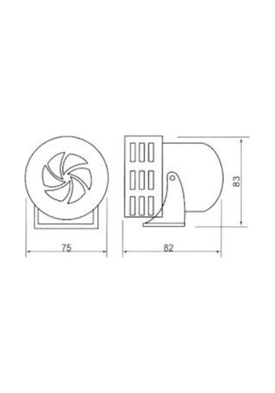 Motorlu Siren 24V Kırmızı