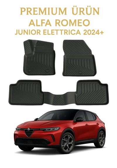 Alfa Romeo Junior Elettrica 2024+ Uyumlu 3d Oto Paspas Premium