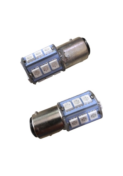 Motosiklet ve Otomobil Stop Ampul 18led 1016 Çakar Kırmızı Şaşı