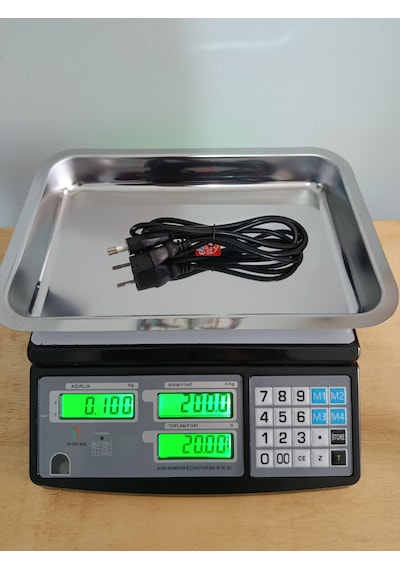 30 Kg Terazi-ayter 30s-2026 Bakanlık Onaylı Mühürlü-pazar Market Tartı-yeni Hafızalı Model-