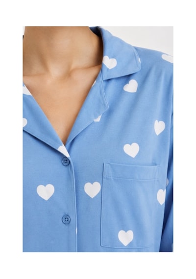 Feg Store Kadın Mavi Kalp Desenli Yumuşak Süet Dokulu Gömlek Yaka Premium Kışlık Pijama Takımı Feg Store Kadın Mavi Kalp Desenli Yumuşak Süet Dokulu Gömlek Yaka Premium Kışlık Pijama Takımı