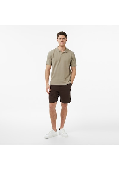 Nautica Erkek Bej Regular Fit Polo Yaka T-shirt Düz K65310t Bej