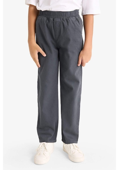Defacto Erkek Çocuk Beli Lastikli Gabardin Pantolon G3642a825auar104 Antrasit