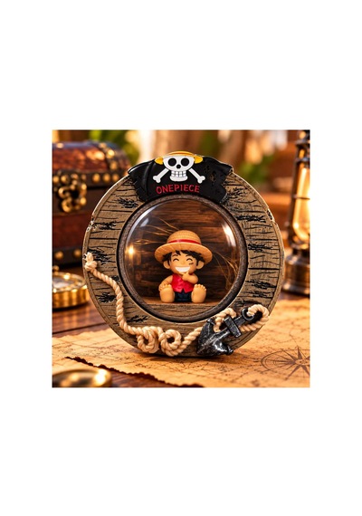One Piece Monkey D. Luffy Varil Tasarımlı Led Işıklı Biblo & Gece Lambası Luffy Luffy