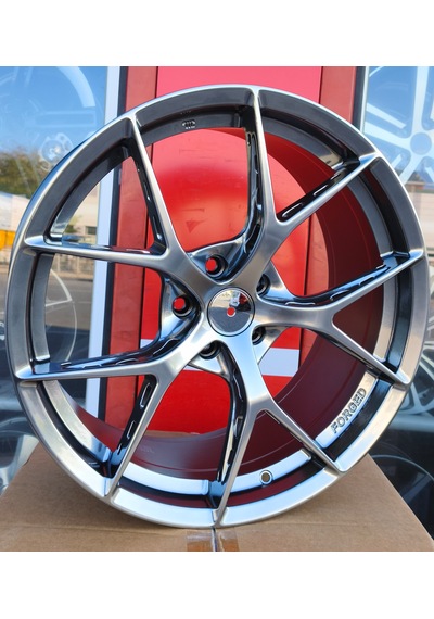 5x108 19 İnç Bbs Evo İthal Jant Hava Kanallı Jant Modeli Et:34 Cb:73.1 Hyper Black Jant Ford Peugeot Bir Takım 4 Adet