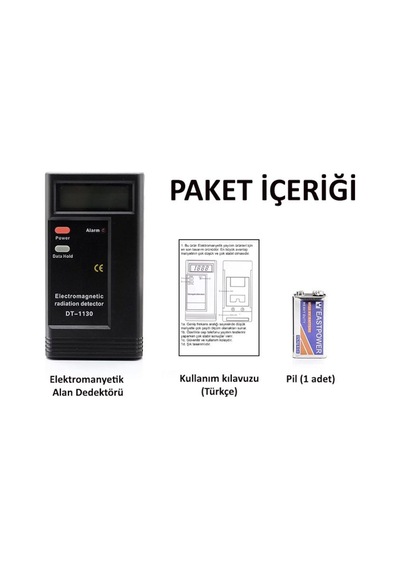 Aek-Tech Elektromanyetik Alan Radyasyon Ölçer  Dedektör
