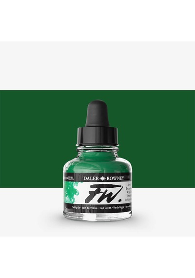 Daler Rowney Fw Ink Akrilik Mürekkep 29.5 Ml Sap Green 375 Diğer
