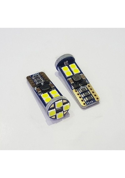 Femex Platinum Turkuaz Ampul T10 12 Smd 3030 Chip Led Aktif Canbus