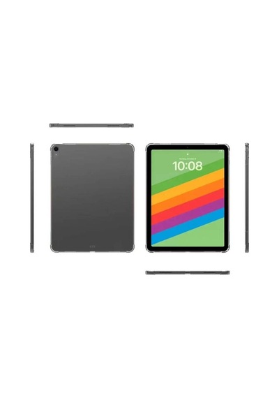Apple Uyumlu iPad Air 11 2024 Kılıf Zore Tablet Nitro Anti Shock Silikon Kapak Arka Kapak