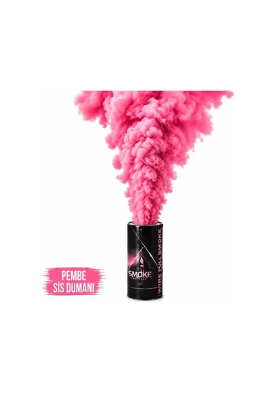 Pembe Renk Sis Bombası Pembe Duman 1 Adet Diğer