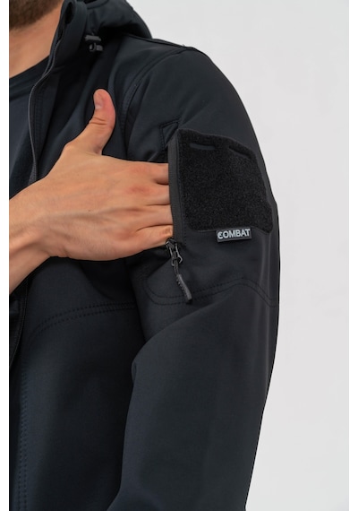 Combat Tactical Tactical Mont Su Ve Rüzgâr Geçirmez Softjell Outdoor Motorcu Montu - 314-755-siyah