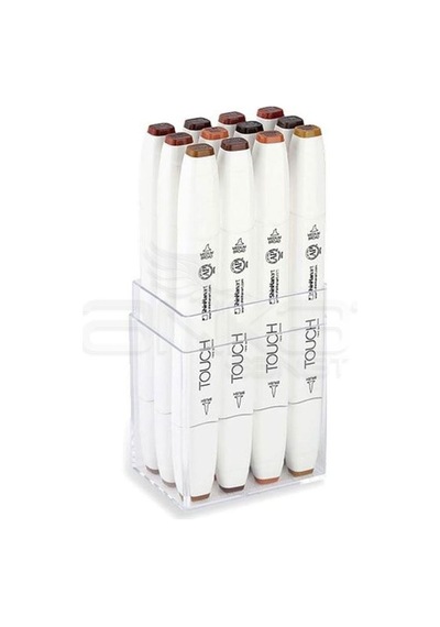 Touch Twin Marker Kalem 12li Set Ahşap Renkler Diğer