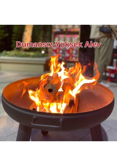 Bonga Briket Şömine Odunu Dumansız Ve Kokusuz Yüksek Alevli - 20 Adet 20 Kg