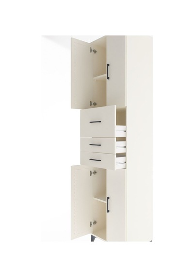 Hyperion Dolap 3 Raflı 3 Çekmeceli 4 Kapaklı 60x44x243 Aytaşı... Aytaşı