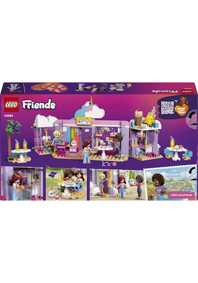 LEGO®  Friends Renkli Düşler Kafe Yapım Seti 42684 - 6 Yaş ve Üzeri Çocuklar için Minifigür İçeren Oyuncak Yapım Seti  (475 Parça)
