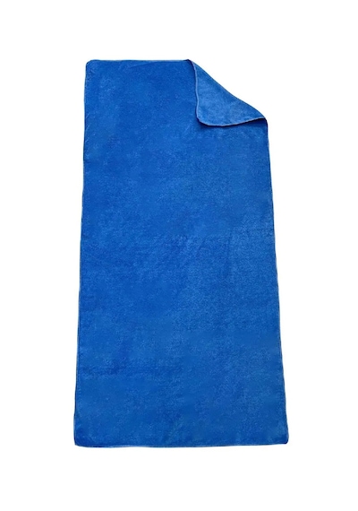 Bilmar Mikrofiber Ultra Emici Hızlı Kuruyan Kum Tutmaz Spor, Havuz, Plaj Havlusu 70 X 140 Cm Mavi