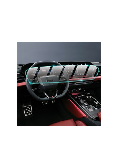 Audi 2025 A6 Q6 - A5 / S5 11.9" Gösterge 14.5" Navi Tek Parça 9h Ipg Proactive Ekran Koruma