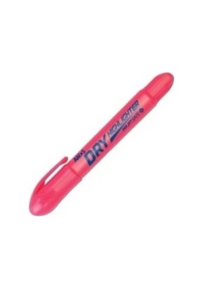 Amos Fosforlu Kalem Jel Dry HL Pembe  1 Adet Pembe