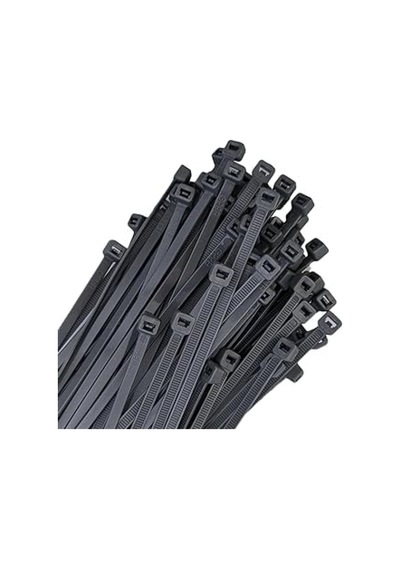 100 Adet Cırt Kelepçe - 2,5x100 Mm, Siyah