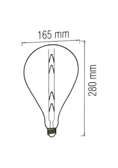 Horoz 001-049-0008 Toledo Büyük Led Rustik Ampul Amber 8w