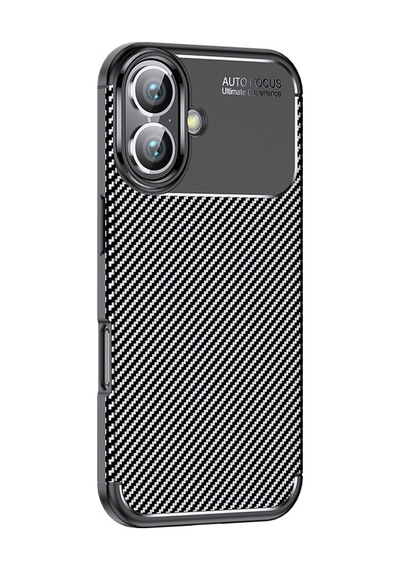 Apple, Uyumlu iPhone 16 Kılıf Zore Negro Silikon Kapak Siyah