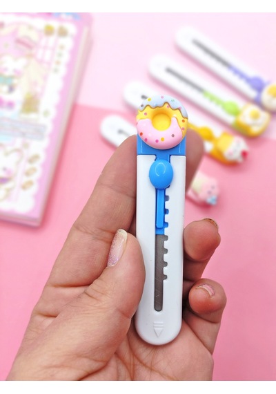 Mini Şekilli Maket Bıçağı - Sevimli Donut