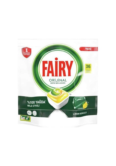 Fairy 36 Yıkama Bulaşık Makinesi Deterjanı