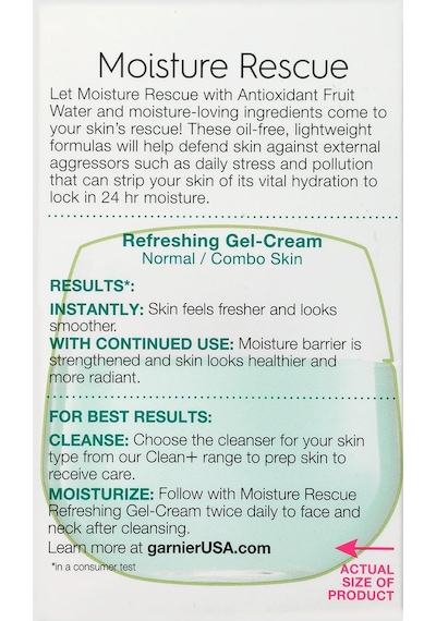 Garnier Skin Active Moisture Rescue Nemlendirici Yüz Kremi Normal/karma Ciltler 50gr