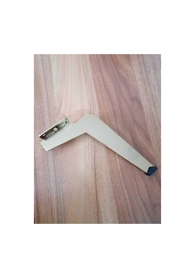 15 Cm Tabanca Model Gümüş Metal Mobilya, Dolap, Koltuk, Tv Ünitesi Ayakları Metal 4 Adet Gümüş
