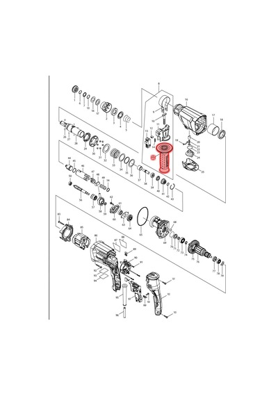 Makita HR2300 Tutma Sapı Ürün Kodu 154935-8