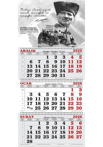 2026 Yılı Gemici Takvimi-29 Ekim Anısına