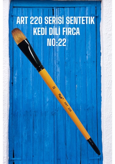 Art-220 Sentetik Kedi Dili Fırça N0:22
