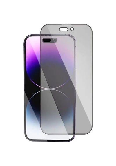 Apple iPhone 15 Uyumlu Privacy Hayalet Ekran Koruyucu Tam Kaplayan 5d Yandan Görünmez