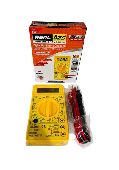 Real Özs Dijital Multimetre Ölçü Aleti Ozs-8664