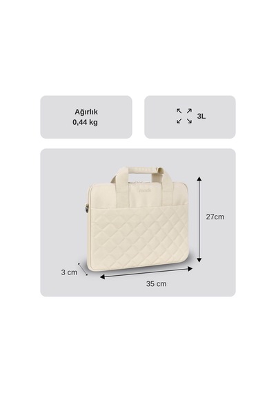 Mack Mcc-904 14.1 İksy Notebook Çantası Latte