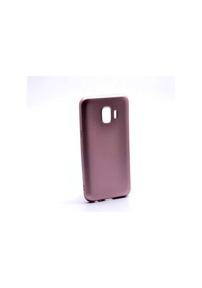 Samsung Uyumlu Galaxy J2 Core Kılıf Zore Premier Silikon Kapak Rose Gold