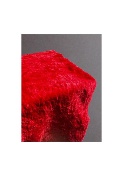Kırmızı Samur Suni Kürk Peluş Kumaş 50x150 Cm Orta Tüylü Yumuşak Kumaş Kırmızı Kırmızı