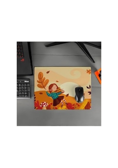 sepeti Arkadaşa  Sonbahar Tasarımlı 40x30 Mousepad Diğer