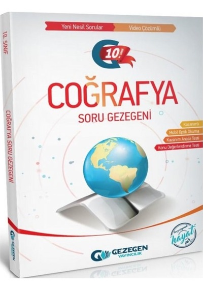 10. Sınıf Coğrafya Soru Gezegeni Gezegen Yayıncılık (550813703)