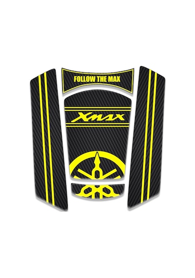 Yamaha Xmax Uyumlu Sarı Tank Pad 2025-2026 Diğer