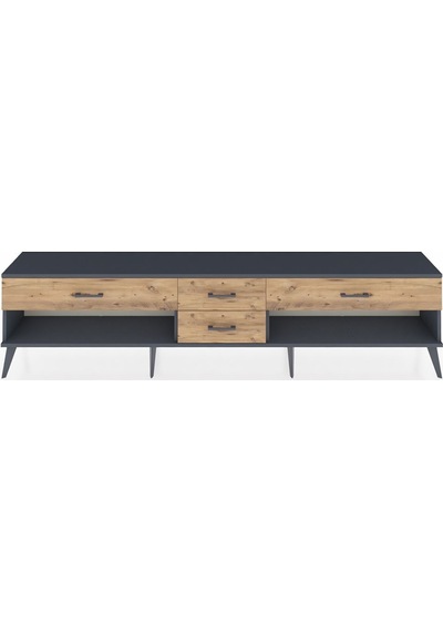 Arges Tv Ünitesi 4 Çekmeceli 220x30x51 Antrasit-aytaşı/çam Aytası/atlas Çam - Antrasıt Arges Tv Ünitesi 4 Çekmeceli 220x30x51 Antrasit-aytaşı/çam Aytası/atlas Çam - Antrasıt