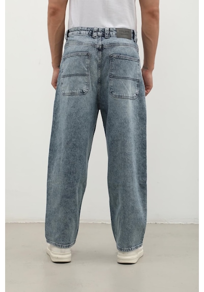Banny Jeans Erkek Skater Fit Jean Pantolon Buz Mavisi S