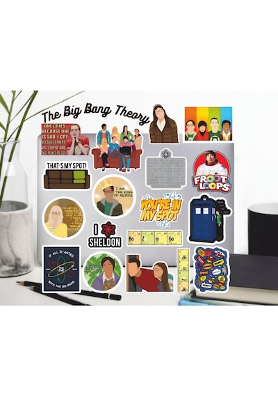The Big Bang Seri 2 Sticker Seti Laptop Ajanda Pc Tablet Telefon Defter Etiket Bullet Journal Diğer