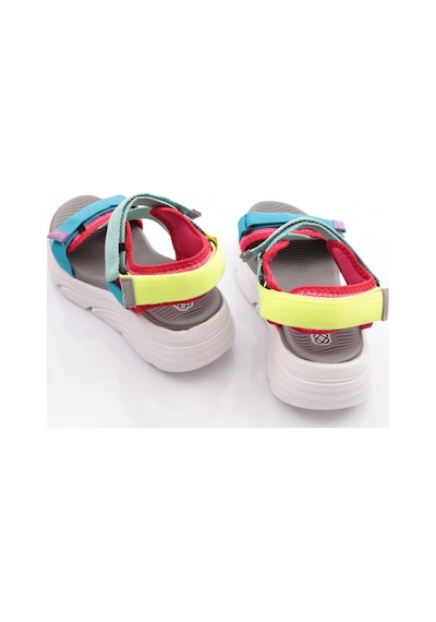 Dgn Ss0001-0178 Kadin Cirtli Sandalet Yeşil Mavi