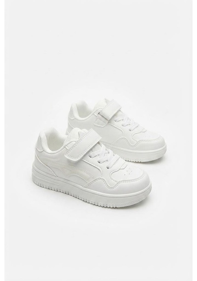 Fort Cool Shark Anatomik Rahat Sneaker Kız Çocuk Ayakkabı Beyaz