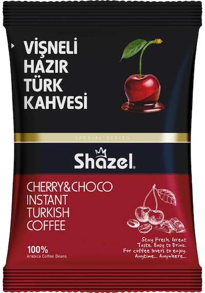 Shazel Vişneli Hazır Türk Kahvesi 2 x 100 G