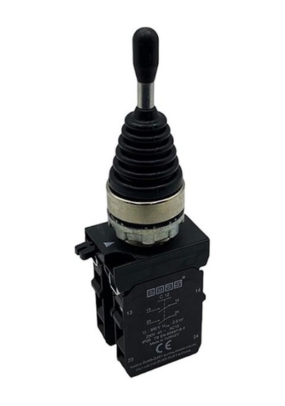 Emas CM Serisi Joystick Yaylı Buton Metal 4 Pozisyonlu (2NO+2NO) 22 MM