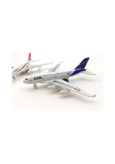 Die-cast Metal Çek Bırak Oyuncak Yolcu Uçağı 16 Cm Asortili Tekli Ürün