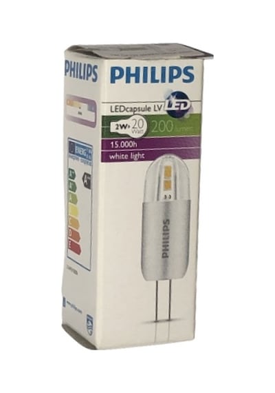 Philips 2W/20W Led Capsul G4 Duy Iğne Bacak 12V 3000K Sarı Işık
